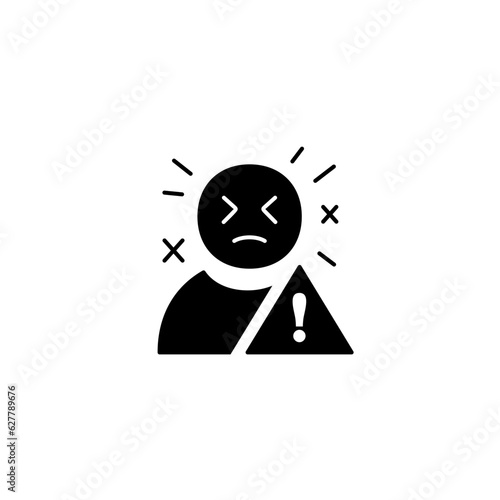 panic attack solid icon