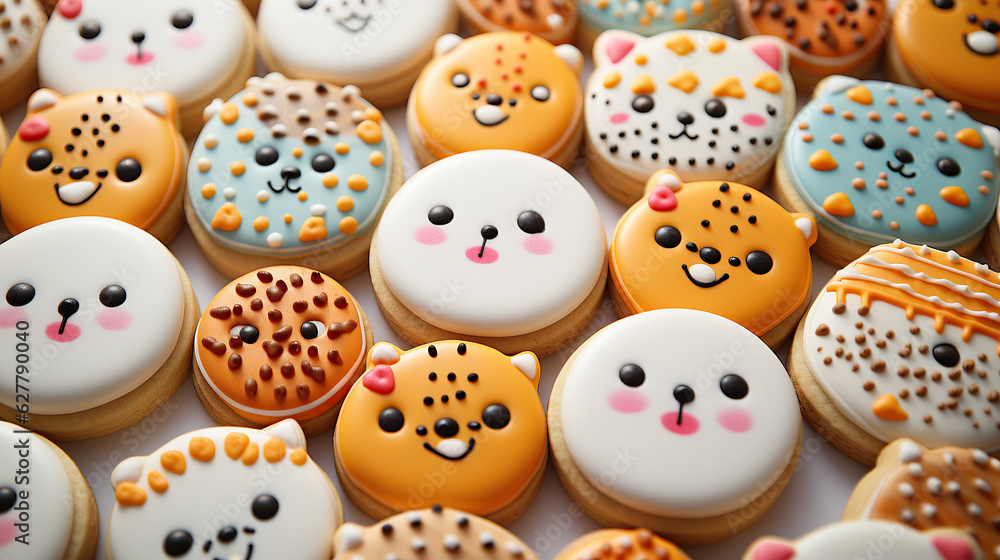 Colorful many sweet candy top view background Colorful many sweet candy top view background