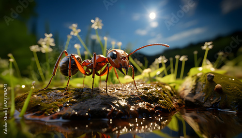 ant on the grass © AliceandAlan