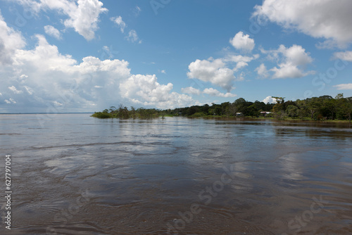 Brazil Amazon landscape on a sunny spring day