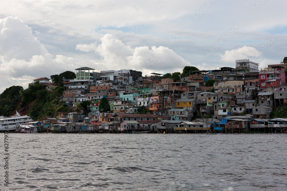 Brazil Manaus city view on a sunny spring day