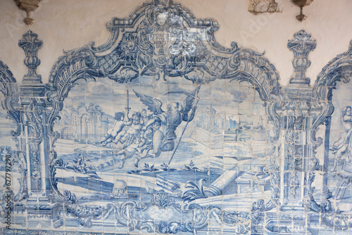 brazil el salvador church st francis interior azulejos