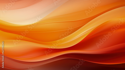 Orange and Red Waves A Gradient Background with a Warm and Vibrant Feel AI Generative
