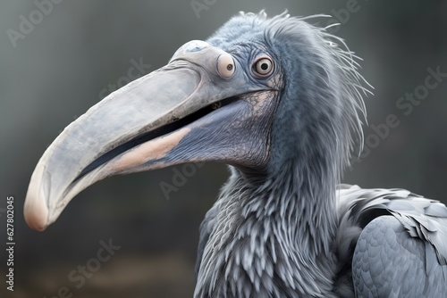 The Shoebill A large prehistoric-looking bird. Generated AI © create