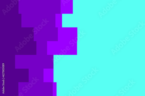 abstract background with geometric rectangles cyan and purple