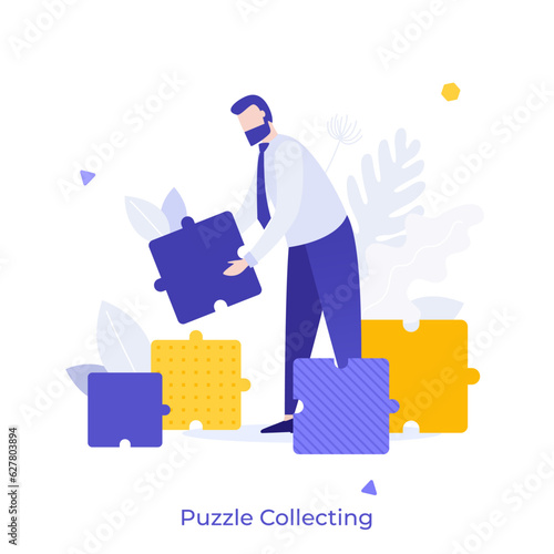 Cartoon Flat Business Concepts With Characters