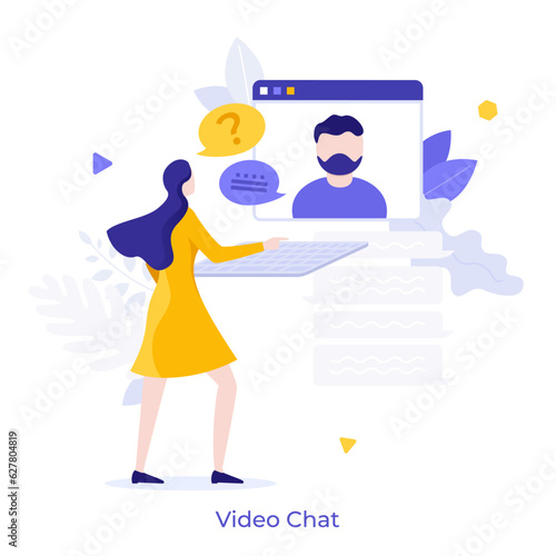 Cartoon Flat Business Concepts With Characters
