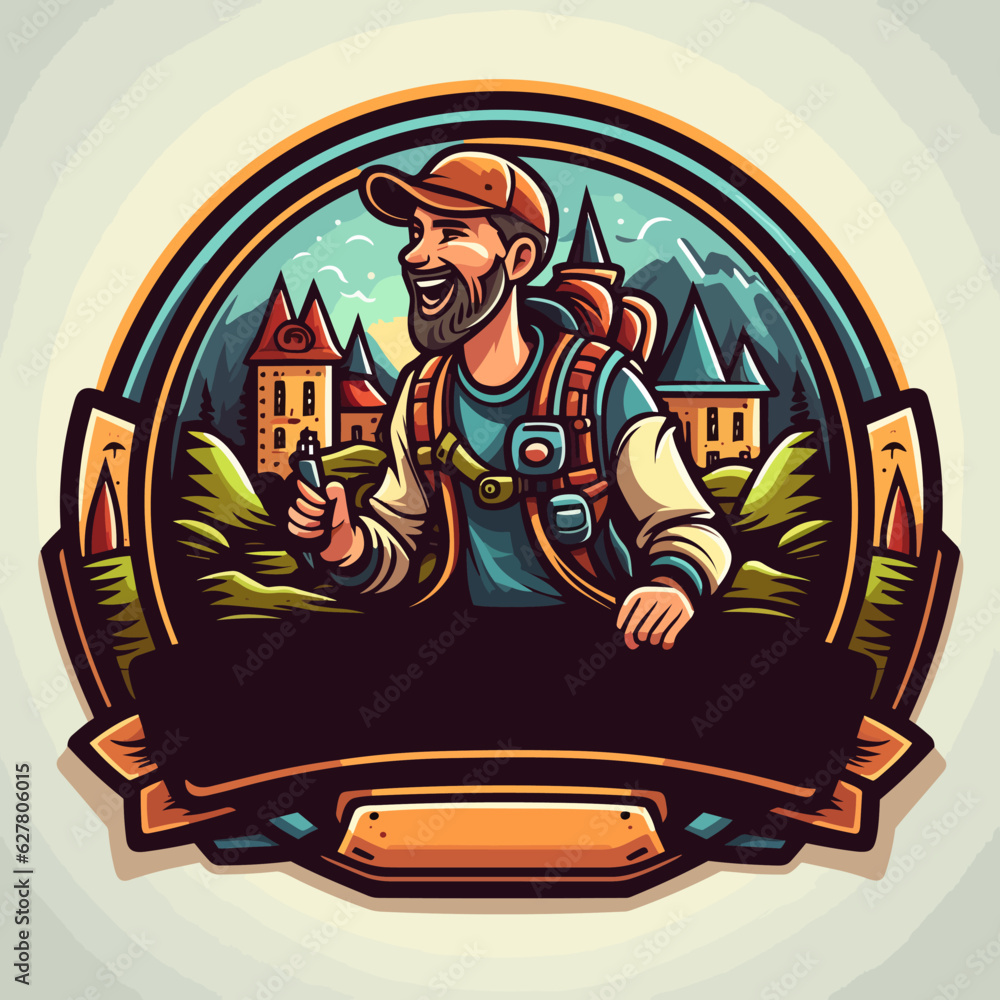Obraz premium A trip to the city and finding the right way. Discovering hidden places using map navigation. Cartoon vector illustration.