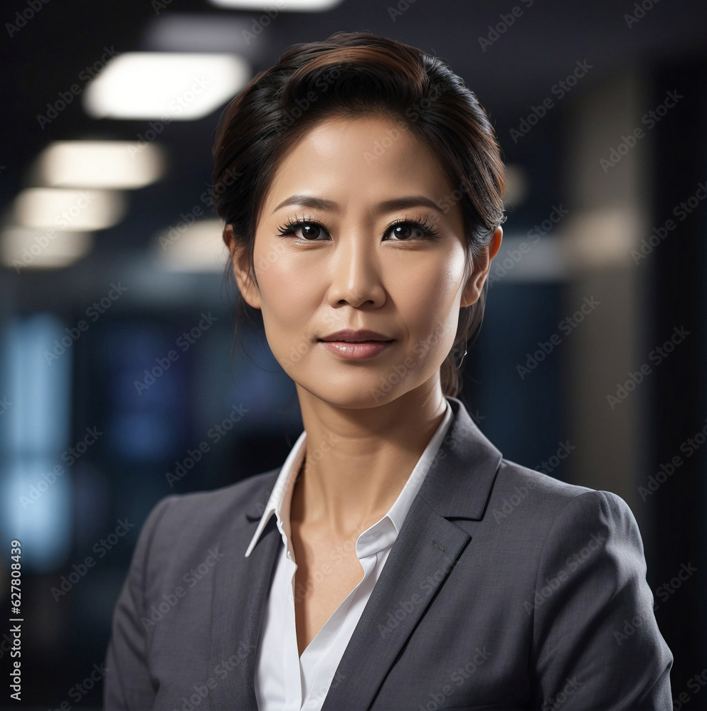 confident Asian businesswoman portrait confident Asian businesswoman portrait