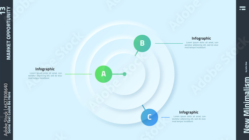 Modern Neumorphism Infographic Template