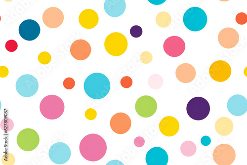Polka dot background. Generative AI