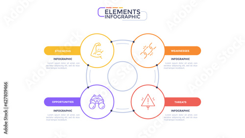 Linear SImple Infographic Template