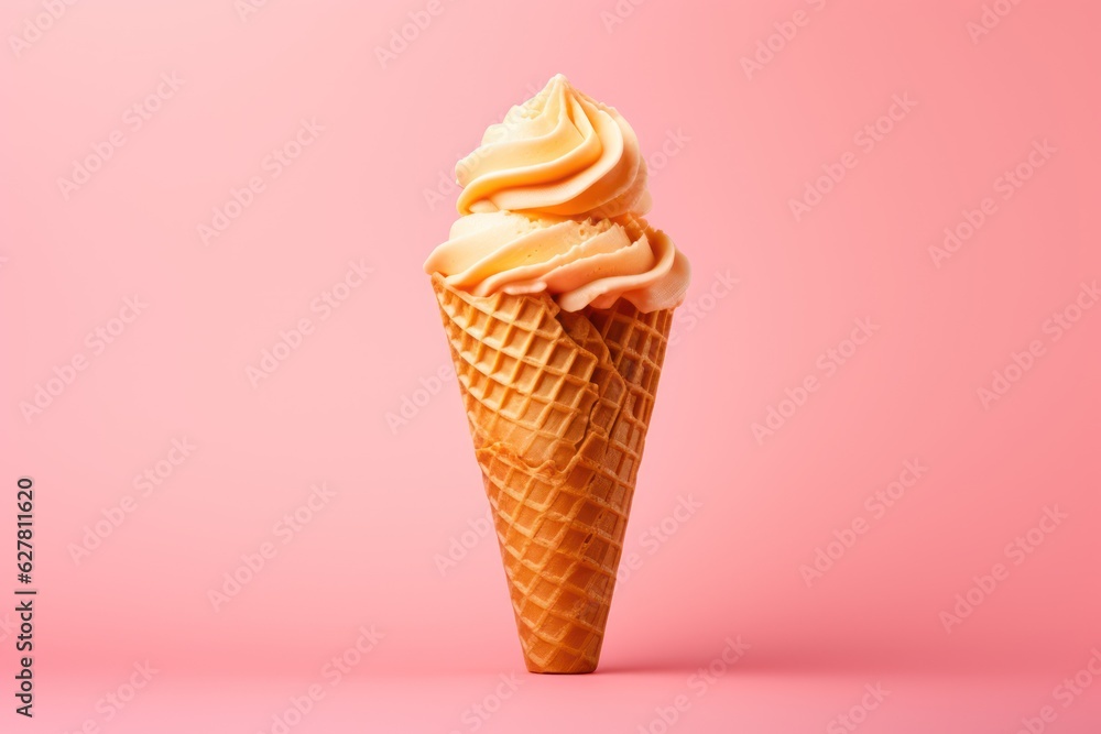 Minimalist melting ice cream Minimalist melting ice cream