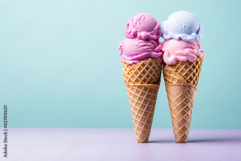 Minimalist melting ice cream Minimalist melting ice cream