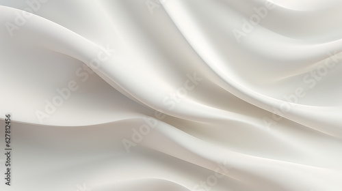 A close-up view of a white fabric