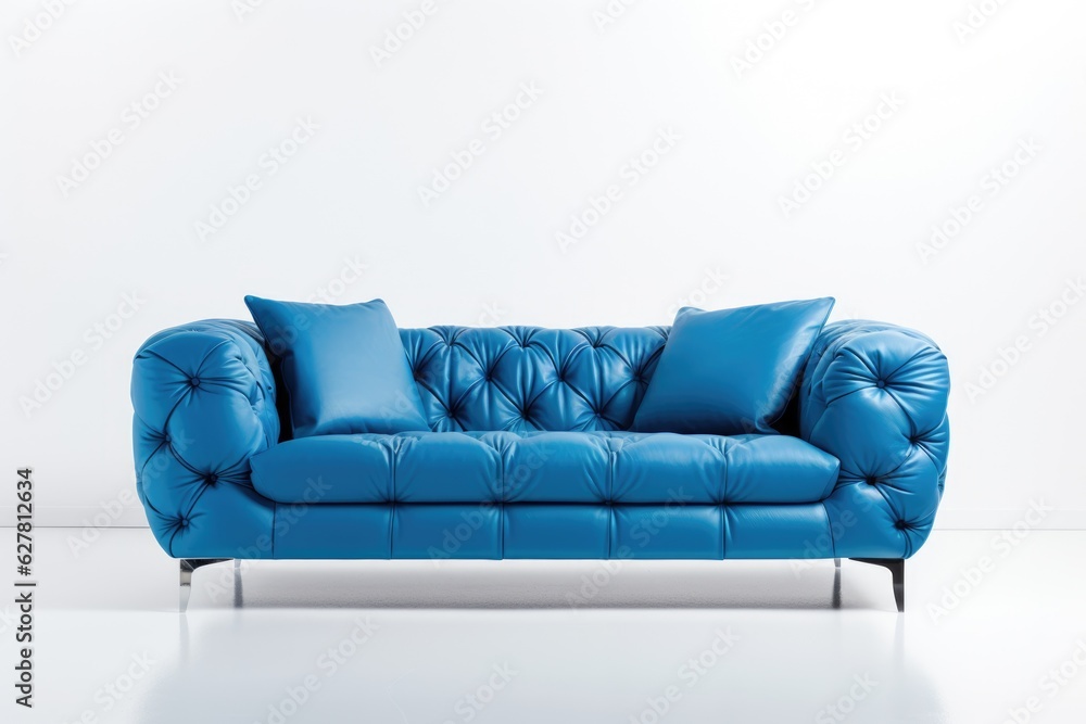 Fototapeta premium Couch, Modern and Isolated.