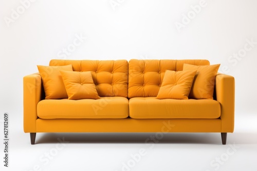 Couch, Modern and Isolated.