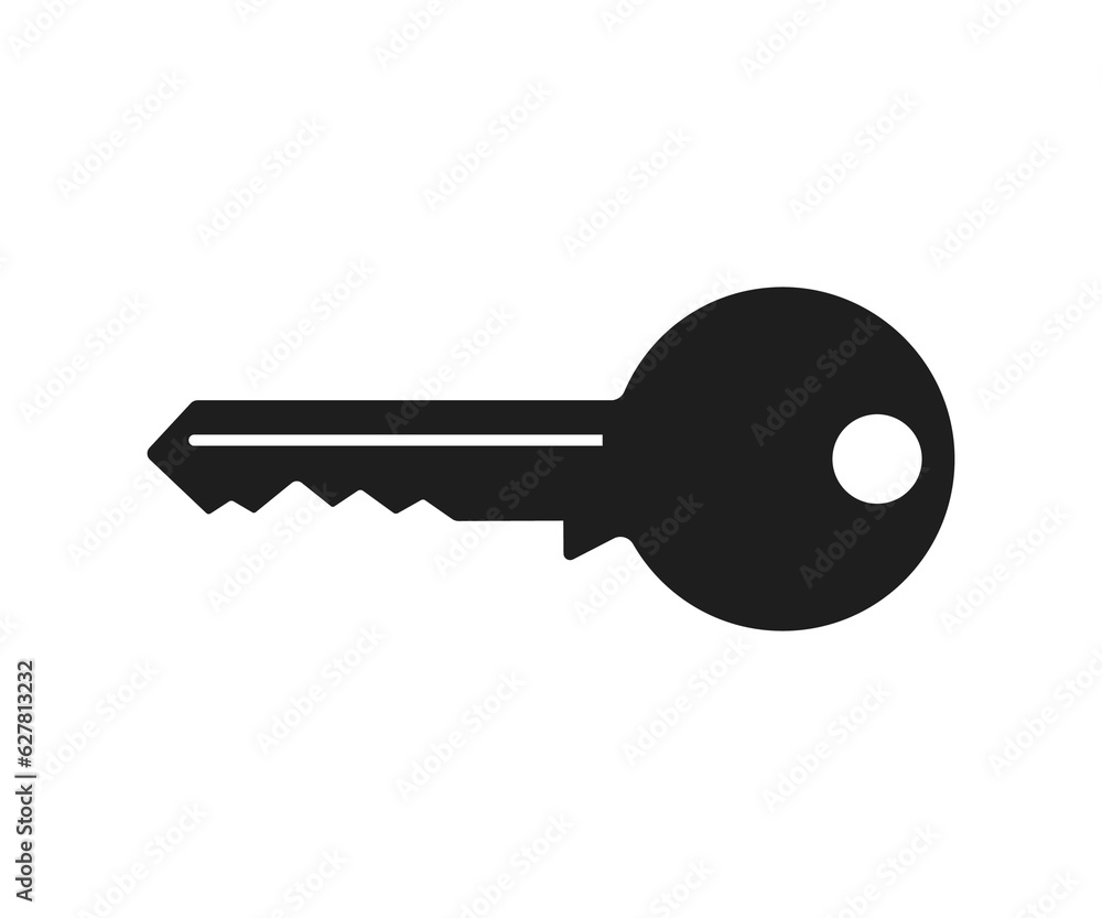 Key symbol icon. Key icon vector Illustration. Key sign Key symbol icon. Key icon vector Illustration. Key sign