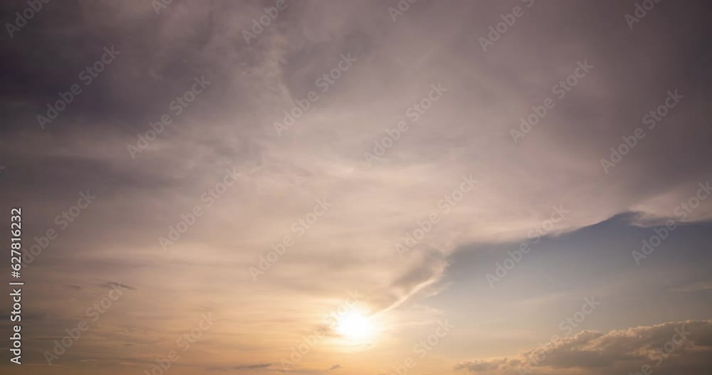 Sky sunset Timelapse Sky sunset Timelapse