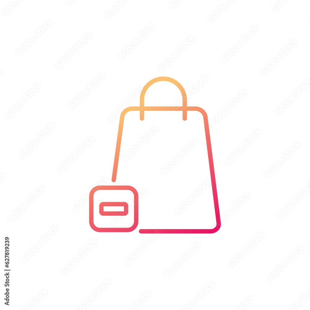 Shopping bag icon. Ecommerce, shopping, retail, consumerism concept. Shopping bag icon. Ecommerce, shopping, retail, consumerism concept.