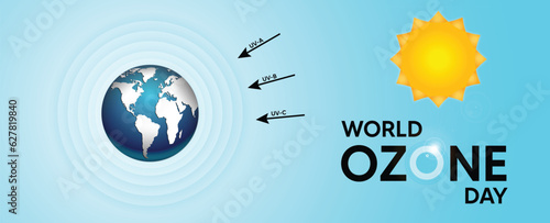 world ozone day poster for awareness stop pollution save ozone layer 