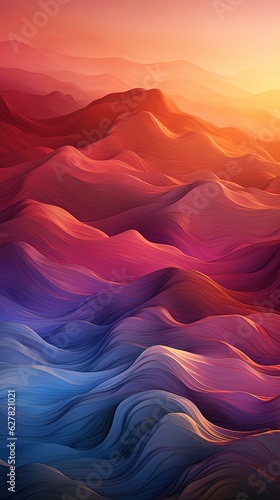 Stunning Minimalist Gradient Backgrounds: High-Quality Wallpapers for iPhone, MacBook, Android, Windows, iPad. Generative AI