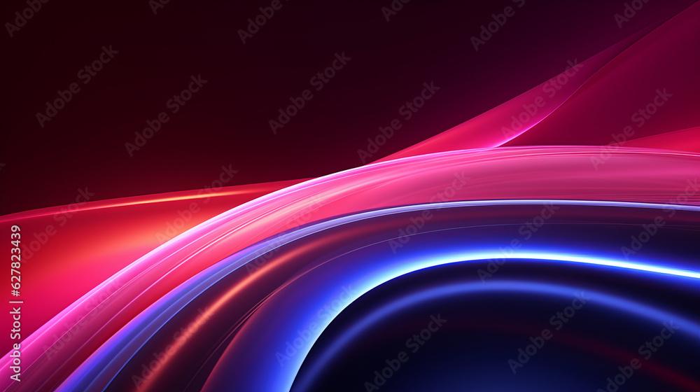 Obraz premium A vibrant abstract background with intersecting lines in red and blue