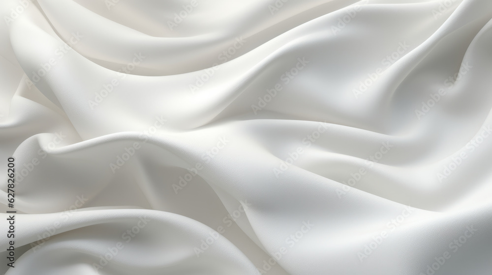 Obraz premium A close-up view of a white fabric texture