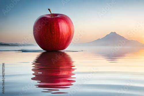 apple on the sea