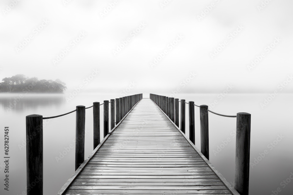 Obraz premium High Key am See