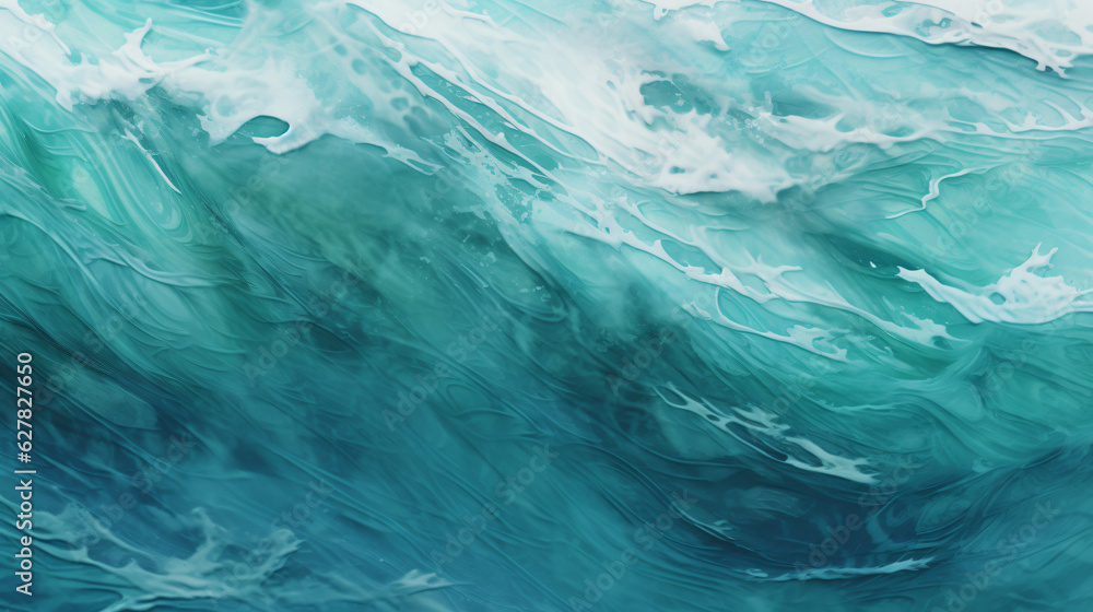 Water Waves Blue Green Texture Background