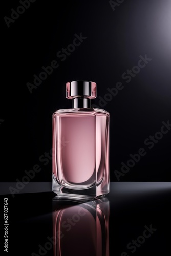 Minimalist and Elegant Product Shot of a Perfume Bottle - AI Generated