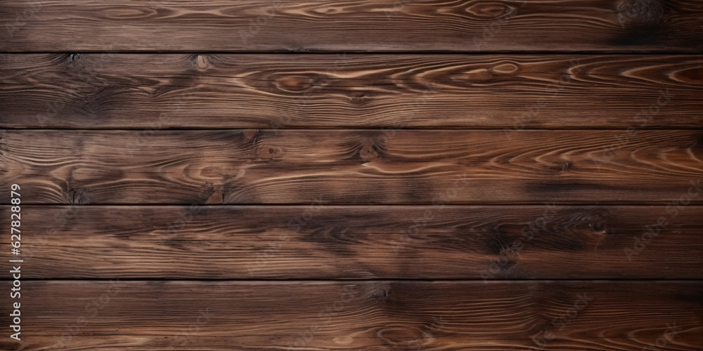 Obraz premium Top view. Dark wooden texture backdrop. Rustic three-dimensional wood texture. Modern wooden facing background
