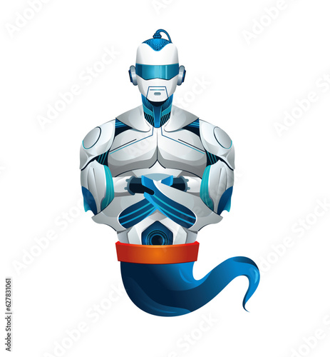 Robotic Genie from Aladdin 