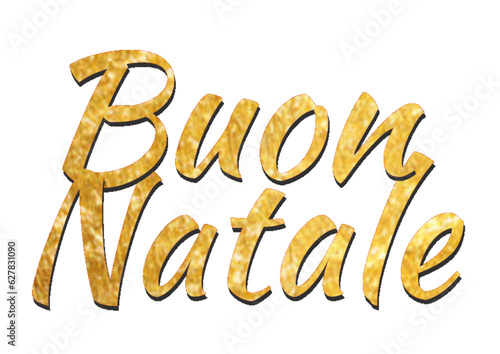 Buon Natale - Merry Christmas written in Italian - red - ideal for website, presentation, email, greeting card, Buon Natale - Merry Christmas written in Italian - red - ideal for website, presentation