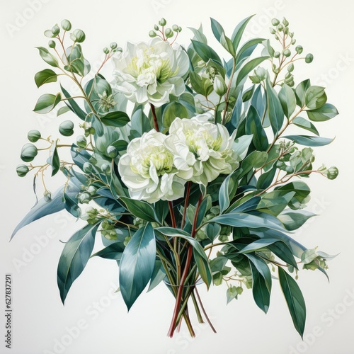 beautiful compelling botanical eucalyptus greenery bouquet © Andrus Ciprian