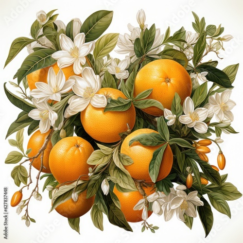 beautiful compelling orange floral fruit perfectly round 