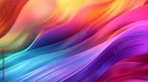 A vibrant and abstract background with colorful wavy lines