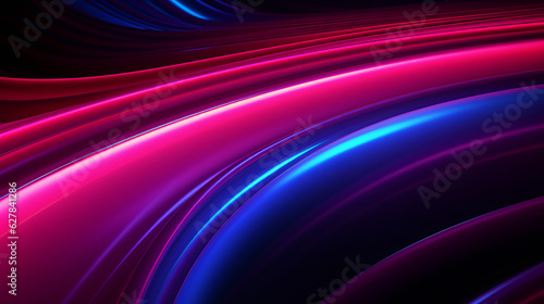 Abstract colorful background with vibrant lines and curves