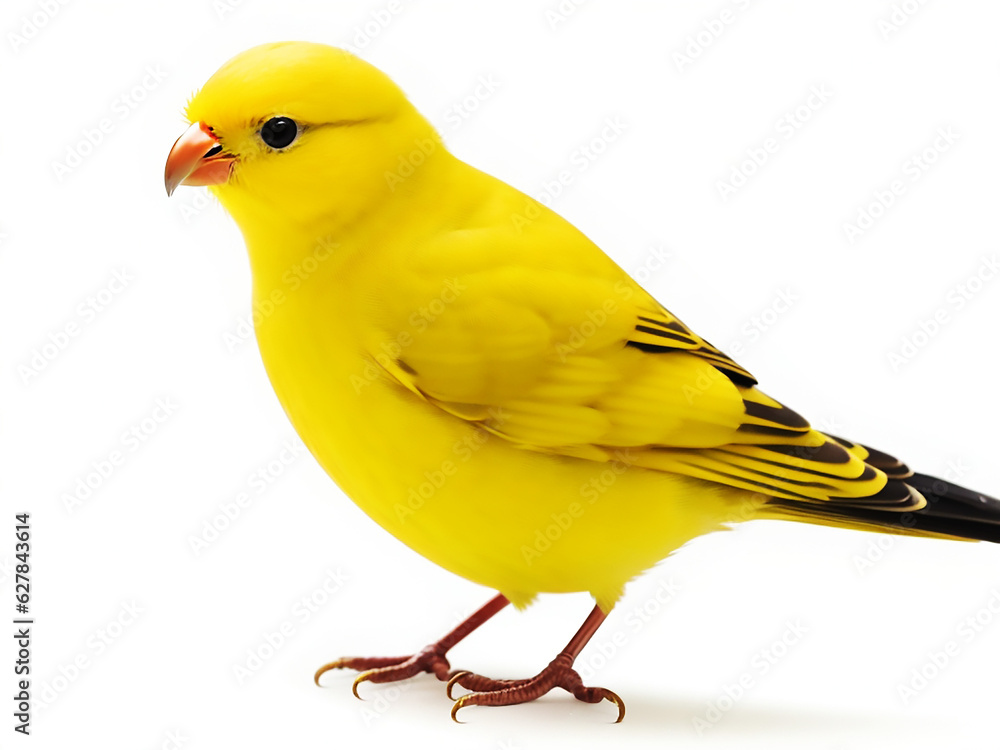 Bird perched on a branch with pink and blue flowers Generated by AI Bird perched on a branch with pink and blue flowers Generated by AI