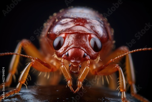 Bed bug macro. Cimex hemipterus, close up view. © Sebastian Studio