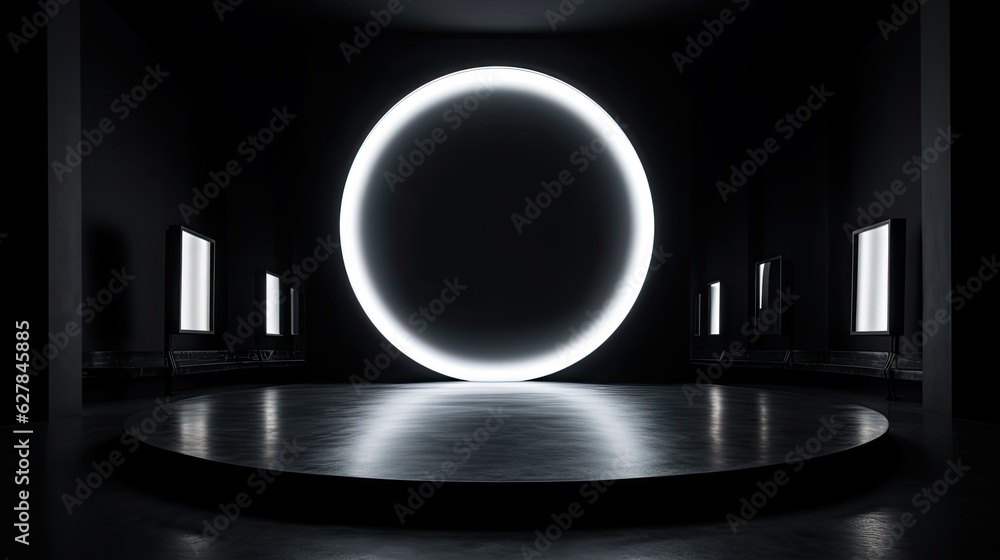 3d render of a globe with a symbol of light