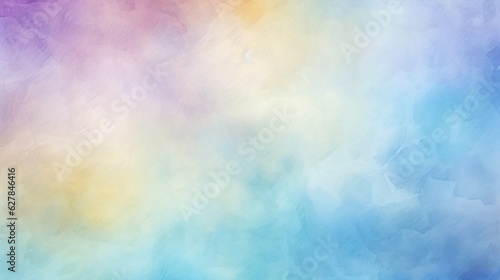 Generative AI : Watercolor painted background. Abstract Illustration wallpaper. Brush stroked painting. 2D Illustration.