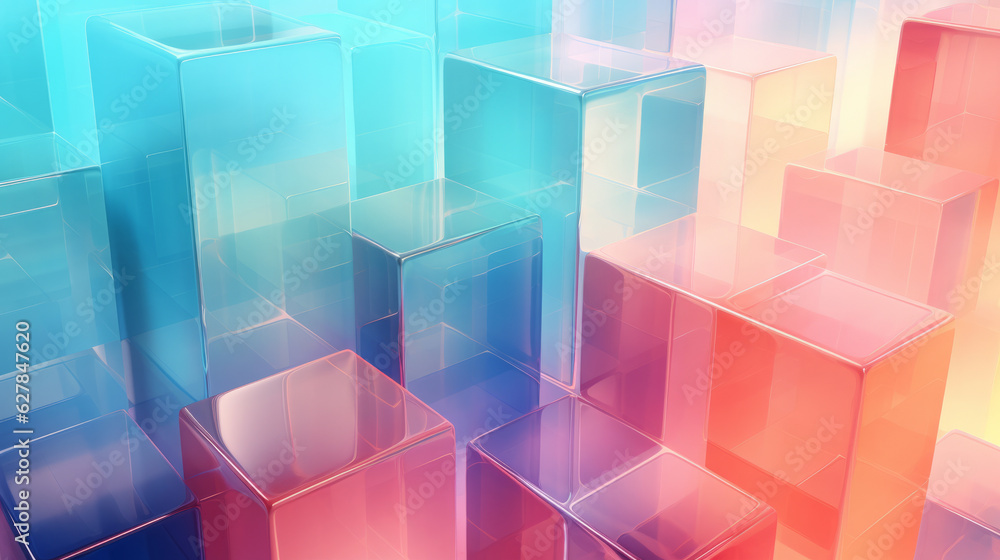 A colorful collection of unique cubes A colorful collection of unique cubes