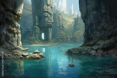 Oceanic Marvel  Immersing in the Wonders of an Underwater City 