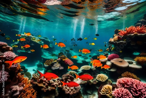 tropical coral reef © Creative artist1