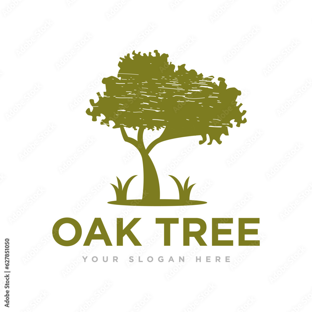 The Tree Nature Logo Design Vector