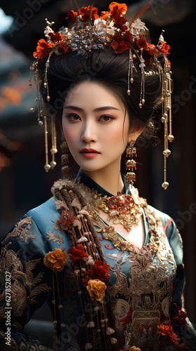 Ancient Chinese Empress lovely woman