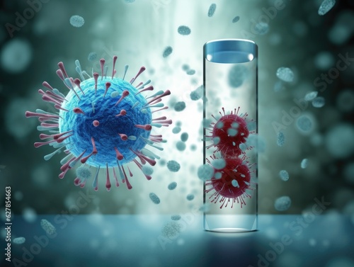 coronavirus model, micro virus photo
