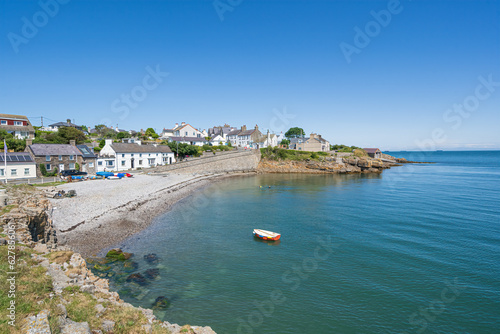 The Coastal village of Moelfre on the east coast of Anglesey